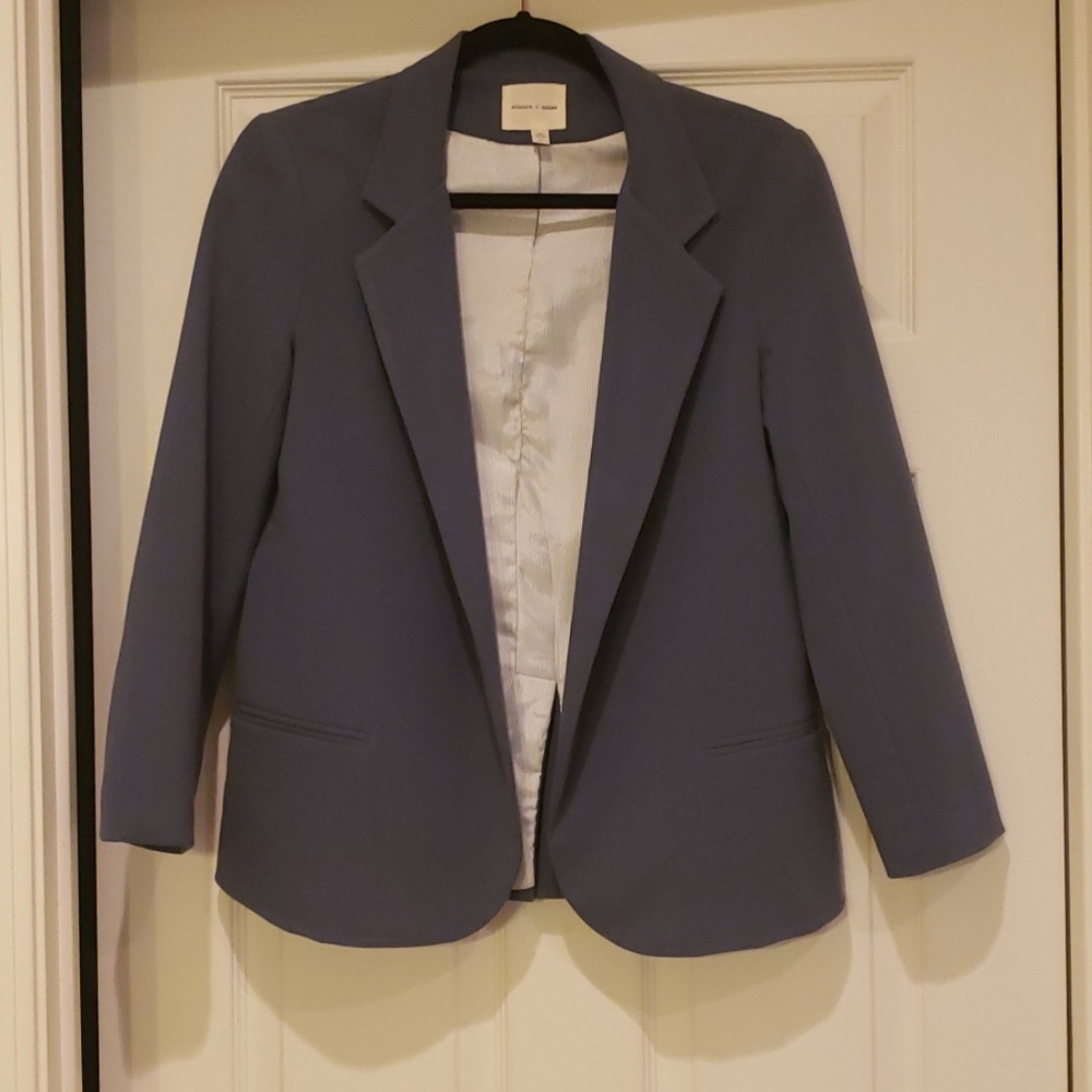 Silence + Noise Blue blazer